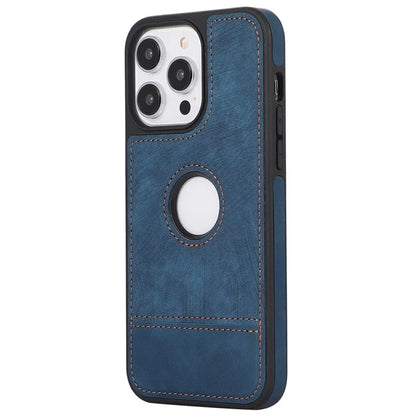 For iPhone 15 Pro Case Slim-Fit PU Leather+TPU Splicing Design Phone Protector