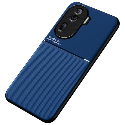 Phone Cover for Oppo Reno11 Pro 5G (Global) / Reno11 (China) 5G Anti-scratch Back Case with Magnetic Holder Metal Sheet