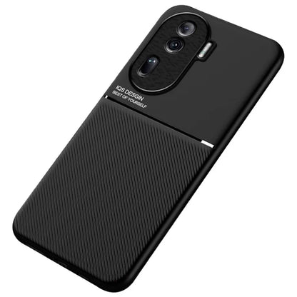 Phone Cover for Oppo Reno11 Pro 5G (Global) / Reno11 (China) 5G Anti-scratch Back Case with Magnetic Holder Metal Sheet