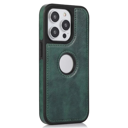 For iPhone 13 Pro Max 6.7 inch Case PU Leather Solid Color Drop-resistant Phone Back Cover