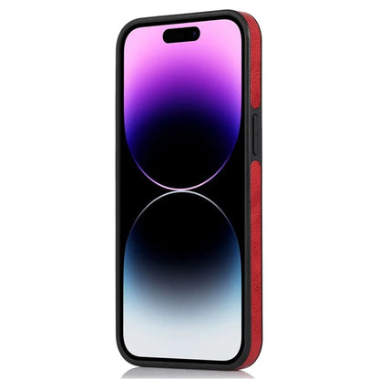 Leather Cell Phone Case for iPhone 14 Pro Shell Logo View Scratch-proof Protective Cover