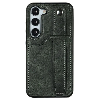 For Samsung Galaxy S23 FE Case Anti-scratch RFID Blocking Wristband Kickstand Phone Cover