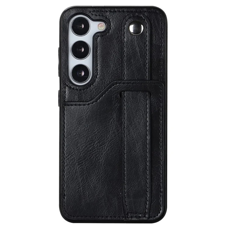 For Samsung Galaxy S23 FE Case Anti-scratch RFID Blocking Wristband Kickstand Phone Cover