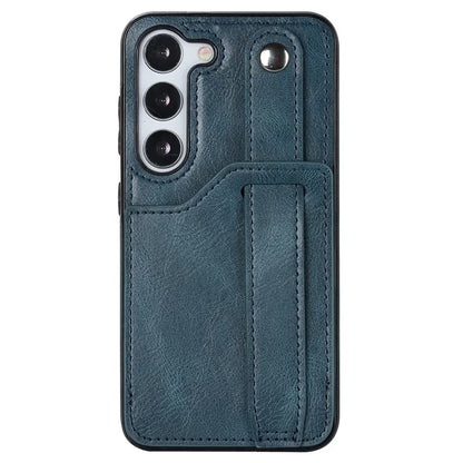 For Samsung Galaxy S23 FE Case Anti-scratch RFID Blocking Wristband Kickstand Phone Cover