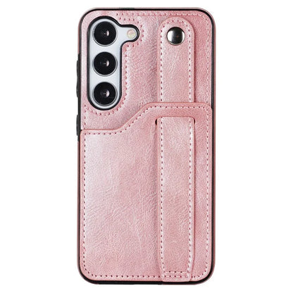 For Samsung Galaxy S23 FE Case Anti-scratch RFID Blocking Wristband Kickstand Phone Cover