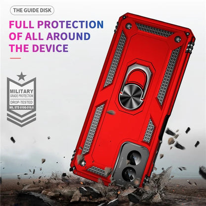 For Motorola Moto G Power (2024) Case Ring Car Mount Kickstand PC+TPU Hybrid Phone Cover