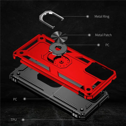 For Motorola Moto G Power (2024) Case Ring Car Mount Kickstand PC+TPU Hybrid Phone Cover