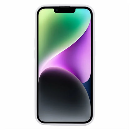 Skin-touch Cover for iPhone 14 Drop-proof Liquid Silicone Cell Phone Case