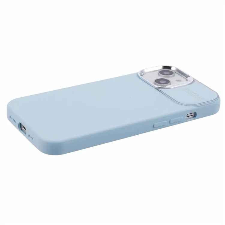 For iPhone 13 / 14 Cover Skin-touch Feeling Liquid Silicone Mobile Phone Shell