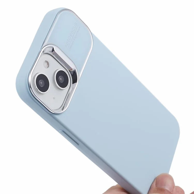 For iPhone 13 / 14 Cover Skin-touch Feeling Liquid Silicone Mobile Phone Shell