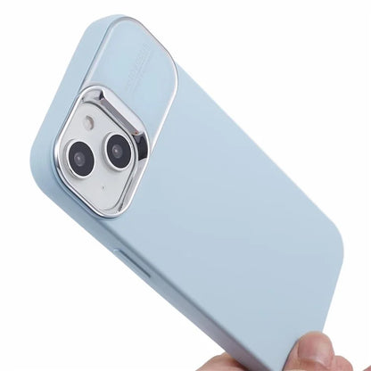 For iPhone 13 / 14 Cover Skin-touch Feeling Liquid Silicone Mobile Phone Shell