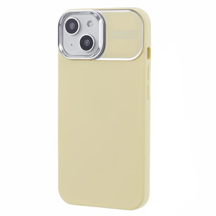 For iPhone 13 / 14 Cover Skin-touch Feeling Liquid Silicone Mobile Phone Shell