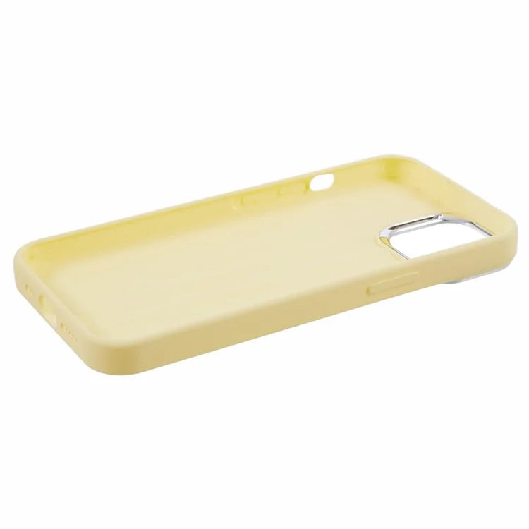 For iPhone 13 / 14 Cover Skin-touch Feeling Liquid Silicone Mobile Phone Shell