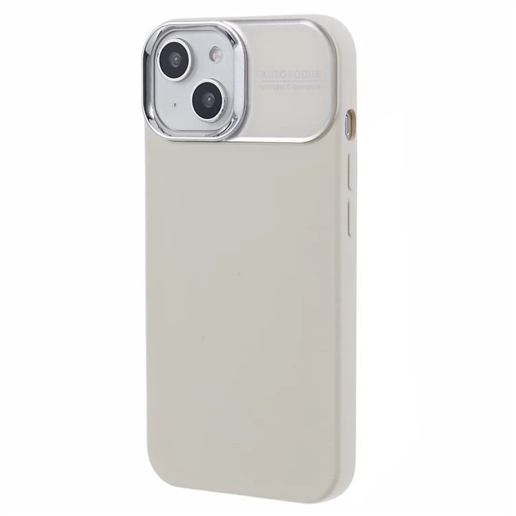 For iPhone 13 / 14 Cover Skin-touch Feeling Liquid Silicone Mobile Phone Shell