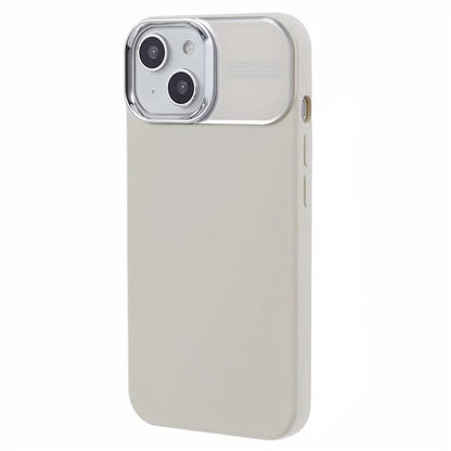 For iPhone 13 / 14 Cover Skin-touch Feeling Liquid Silicone Mobile Phone Shell