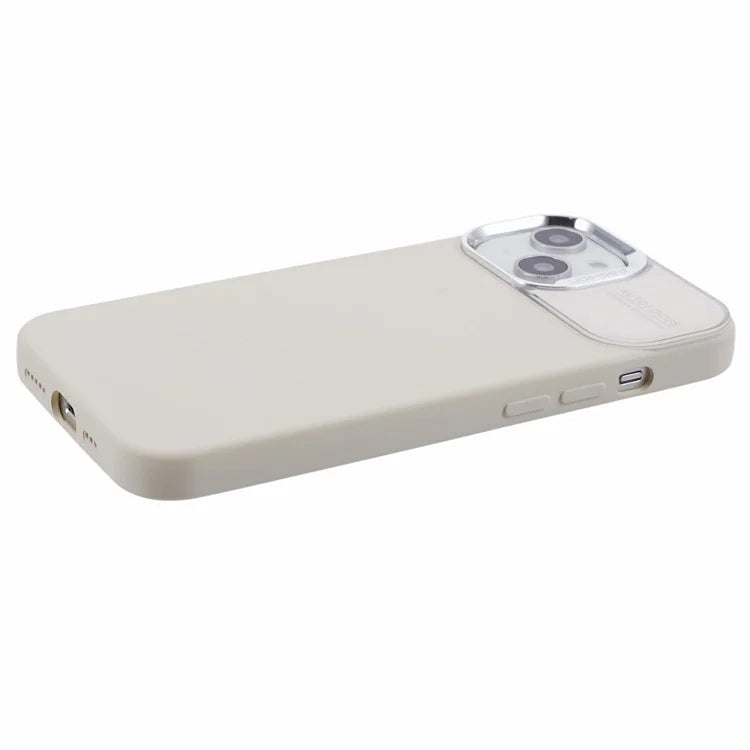 For iPhone 13 / 14 Cover Skin-touch Feeling Liquid Silicone Mobile Phone Shell
