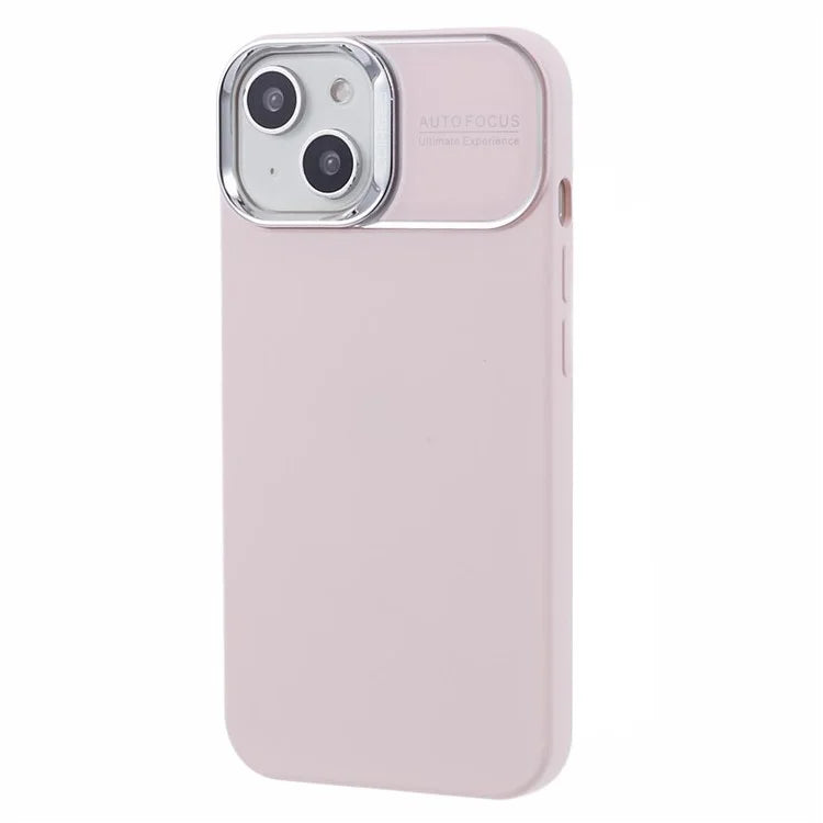 For iPhone 13 / 14 Cover Skin-touch Feeling Liquid Silicone Mobile Phone Shell