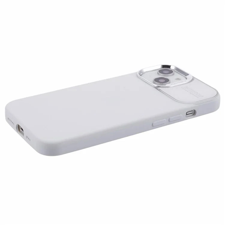 For iPhone 13 / 14 Cover Skin-touch Feeling Liquid Silicone Mobile Phone Shell