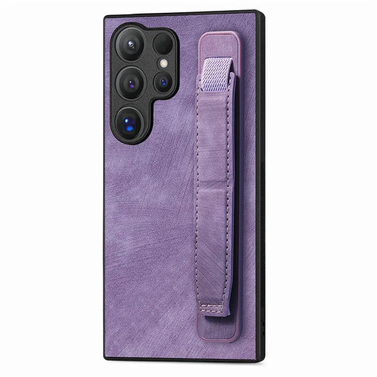 D11 For Samsung Galaxy S24 Ultra Case Vintage PU Leather+TPU Phone Guard Cover