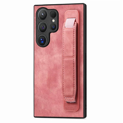 D11 For Samsung Galaxy S24 Ultra Case Vintage PU Leather+TPU Phone Guard Cover