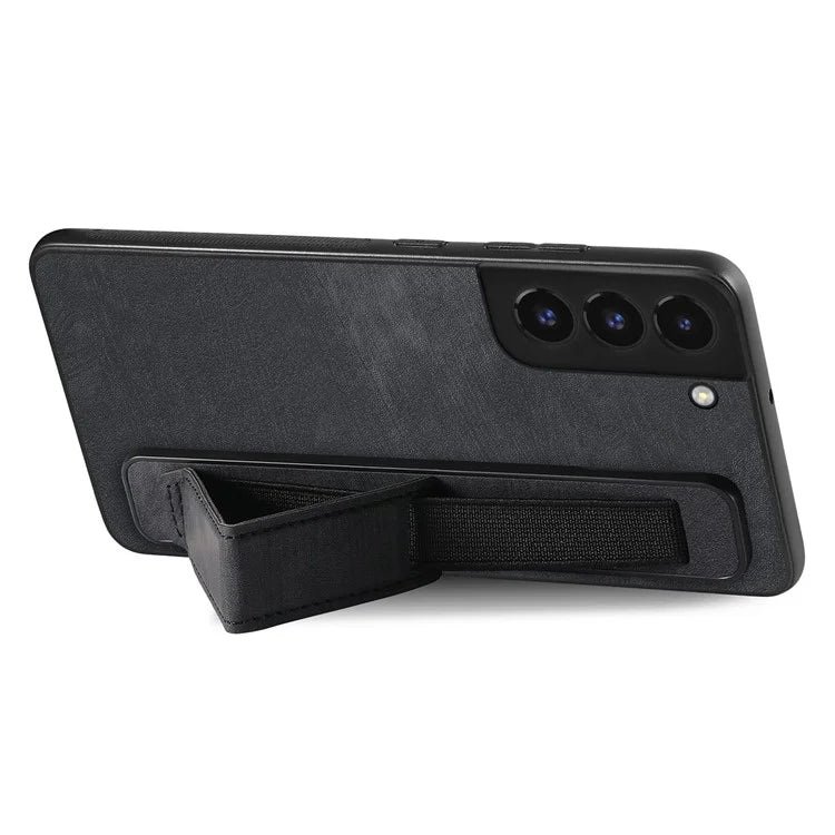 D11 For Samsung Galaxy S22+ 5G Case Slim-Fit Vintage PU Leather+TPU Phone Protector