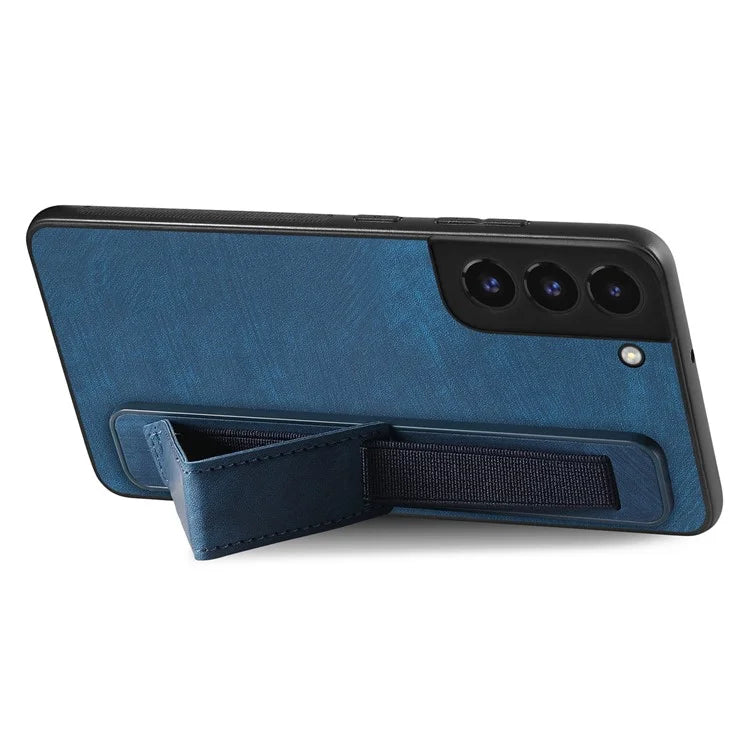 D11 For Samsung Galaxy S22+ 5G Case Slim-Fit Vintage PU Leather+TPU Phone Protector