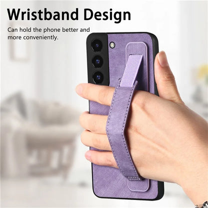 D11 For Samsung Galaxy S22+ 5G Case Slim-Fit Vintage PU Leather+TPU Phone Protector