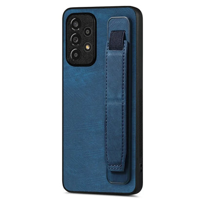 D11 For Samsung Galaxy A53 5G Phone Case Leather+TPU Cover Wristband Kickstand