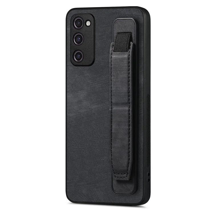 D11 For Samsung Galaxy S20 FE / S20 FE 5G / S20 FE 2022 / S20 Lite Retro Phone Case Wristband Kickstand