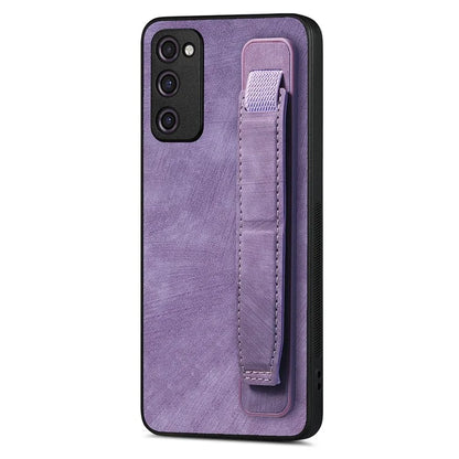 D11 For Samsung Galaxy S20 FE / S20 FE 5G / S20 FE 2022 / S20 Lite Retro Phone Case Wristband Kickstand
