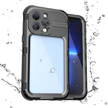 SHELLBOX M Series for iPhone 13 Pro 6.1 inch Waterproof Case Metal IP68 Diving Phone Case