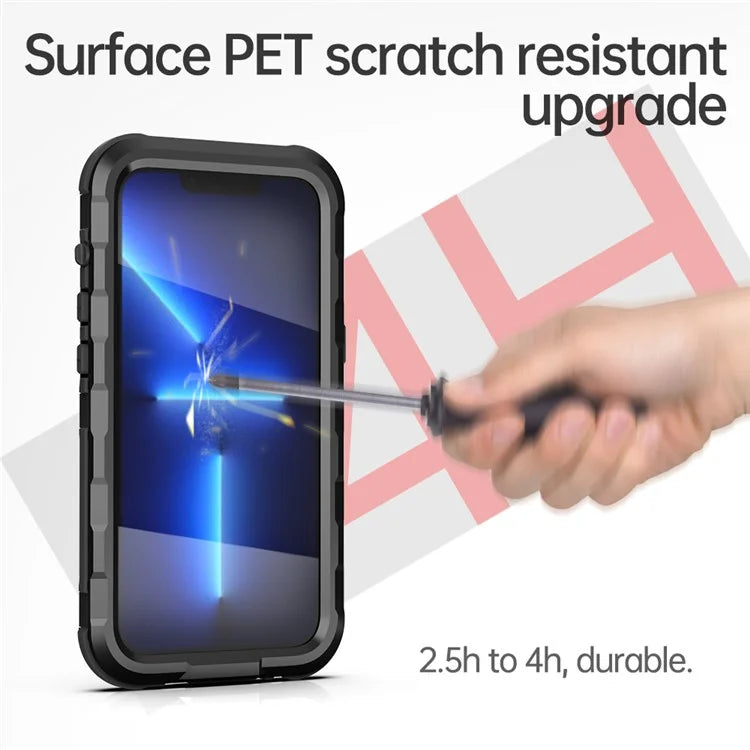 SHELLBOX M Series for iPhone 13 Pro 6.1 inch Waterproof Case Metal IP68 Diving Phone Case