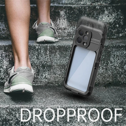 SHELLBOX M Series for iPhone 13 Pro 6.1 inch Waterproof Case Metal IP68 Diving Phone Case