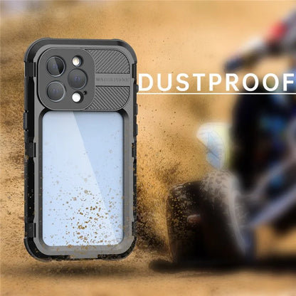 SHELLBOX M Series for iPhone 13 Pro 6.1 inch Waterproof Case Metal IP68 Diving Phone Case