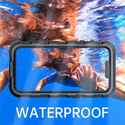 SHELLBOX M Series for iPhone 13 Pro 6.1 inch Waterproof Case Metal IP68 Diving Phone Case