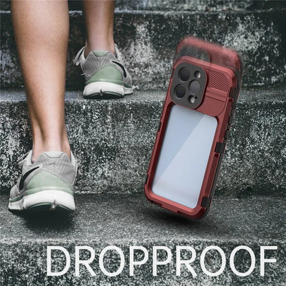 SHELLBOX M Series for iPhone 13 Pro 6.1 inch Waterproof Case Metal IP68 Diving Phone Case