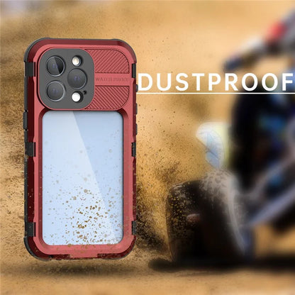 SHELLBOX M Series for iPhone 13 Pro 6.1 inch Waterproof Case Metal IP68 Diving Phone Case