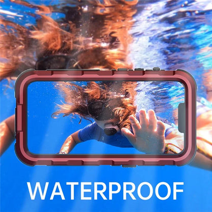SHELLBOX M Series for iPhone 13 Pro 6.1 inch Waterproof Case Metal IP68 Diving Phone Case