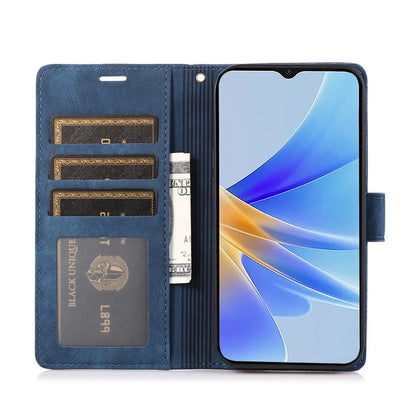 For Oppo A98 5G Cell Phone Case Imprinted PU Leather+TPU Cover with Wallet Stand