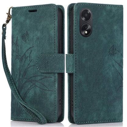For Oppo A98 5G Cell Phone Case Imprinted PU Leather+TPU Cover with Wallet Stand