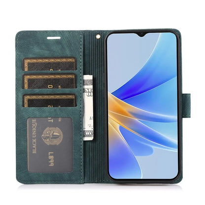 For Oppo A98 5G Cell Phone Case Imprinted PU Leather+TPU Cover with Wallet Stand