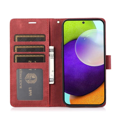 For Samsung Galaxy A73 5G Case Wallet Leather Cover Orchid Butterfly Pattern