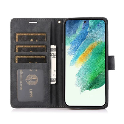 For Samsung Galaxy S24+ Leather Case Phone Wallet Orchid Butterfly Pattern