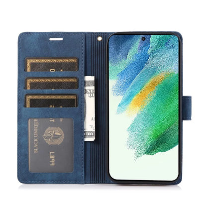 For Samsung Galaxy S24+ Leather Case Phone Wallet Orchid Butterfly Pattern