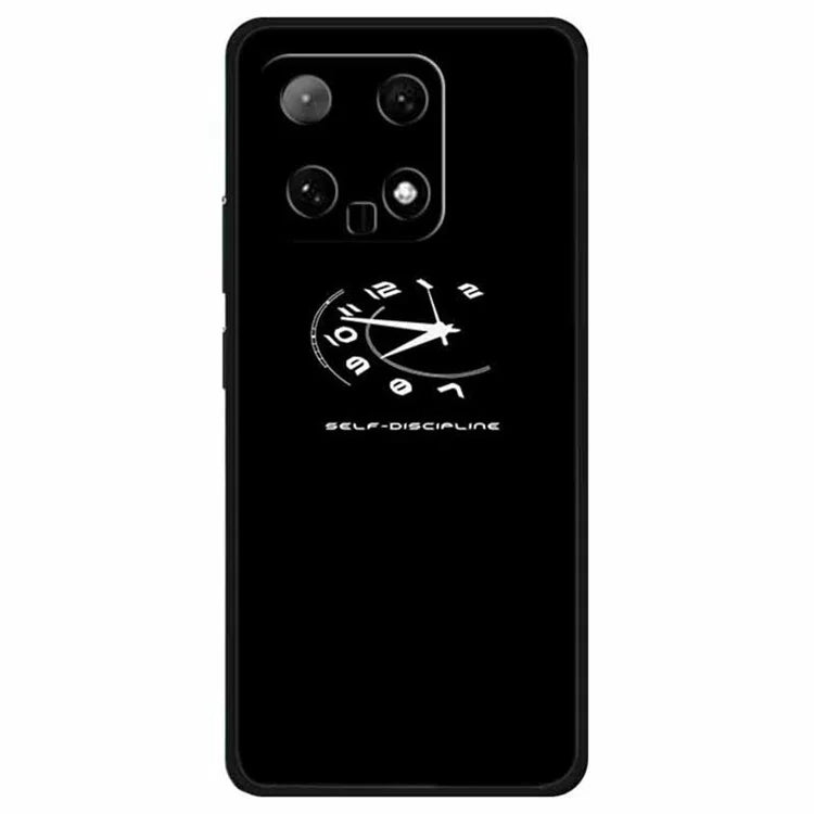 For Xiaomi 14 TPU Case Linear Pattern Printing Soft Phone Cover