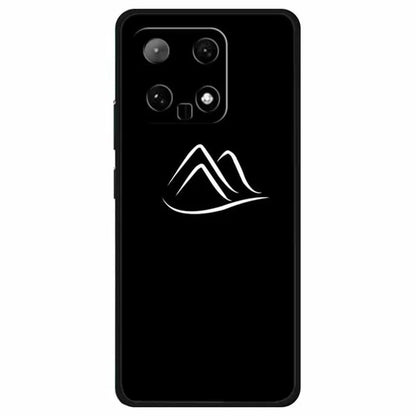 For Xiaomi 14 TPU Case Linear Pattern Printing Soft Phone Cover