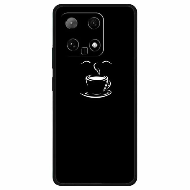 For Xiaomi 14 TPU Case Linear Pattern Printing Soft Phone Cover