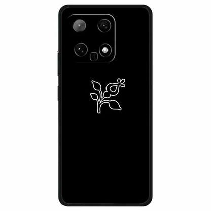 For Xiaomi 14 TPU Case Linear Pattern Printing Soft Phone Cover