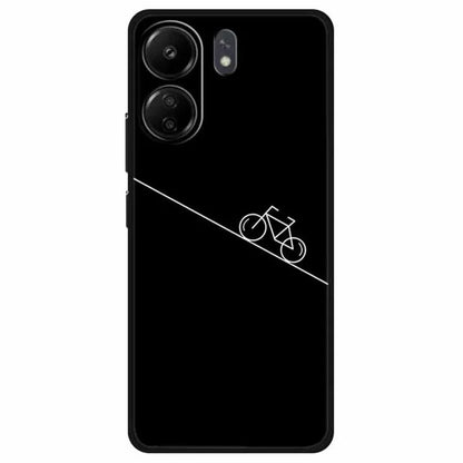 For Xiaomi Redmi 13C 4G / Poco C65 4G Phone Case TPU Back Cover Linear Pattern Printing
