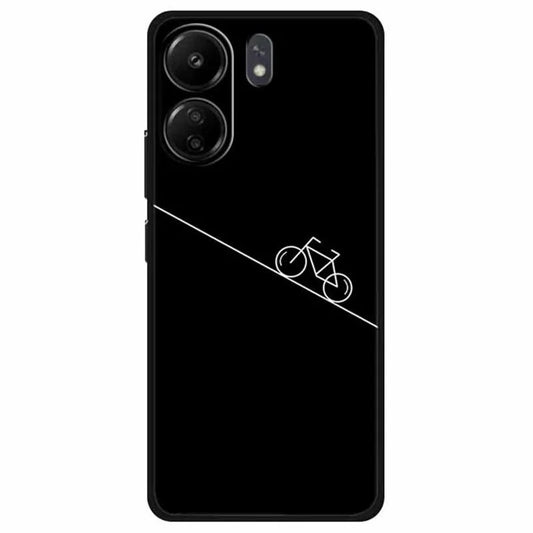 For Xiaomi Redmi 13C 4G / Poco C65 4G Phone Case TPU Back Cover Linear Pattern Printing